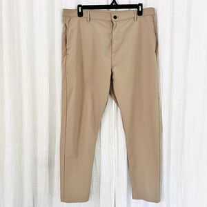 Banana Republic Brown Nylon-Feel Thin Lightweight Chino Pants Mens Size 40 x 30